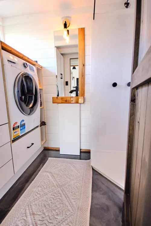 Washer/Dryer Space - Little Sojourner by Häuslein Tiny House Co