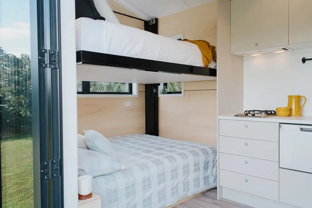 Custom Bed Setup - Camper Tiny House by Build Tiny