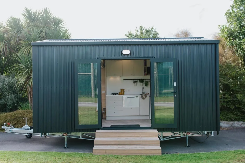 Double Entry Doors - Camper Tiny House by Build Tiny