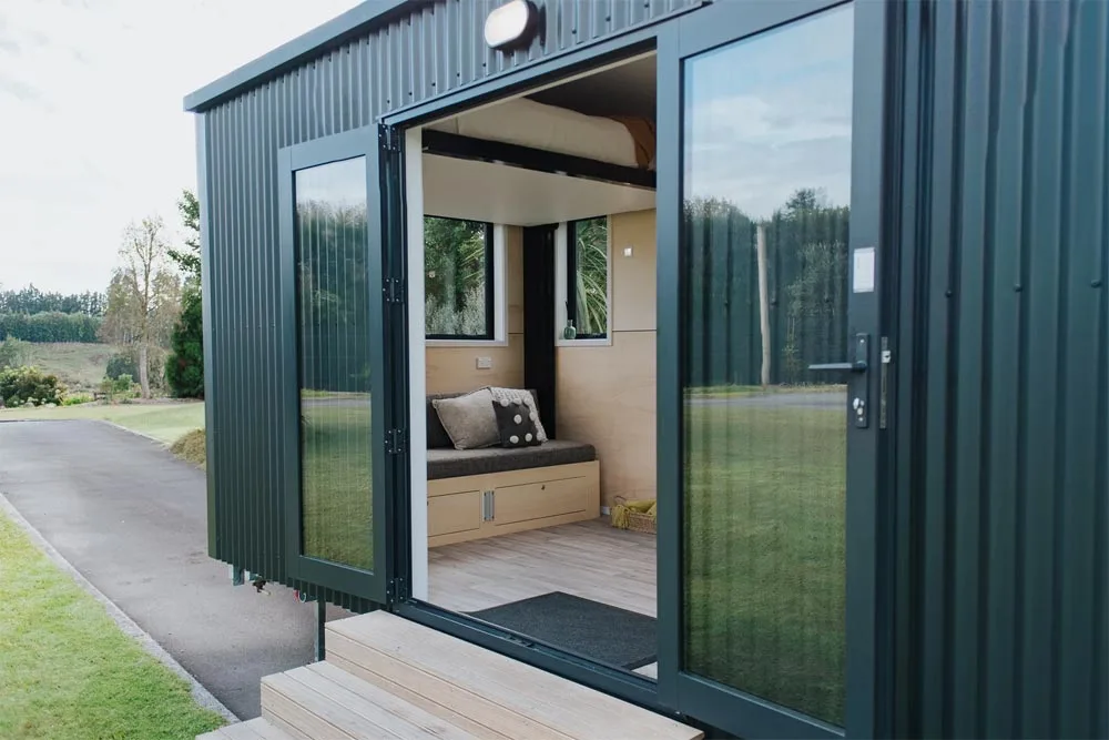 Full Light French Doors - Camper Tiny House by Build Tiny