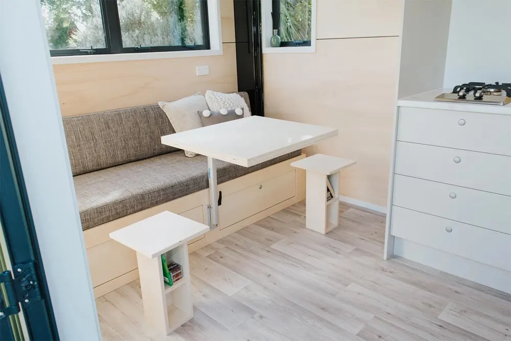 Table and End Tables - Camper Tiny House by Build Tiny