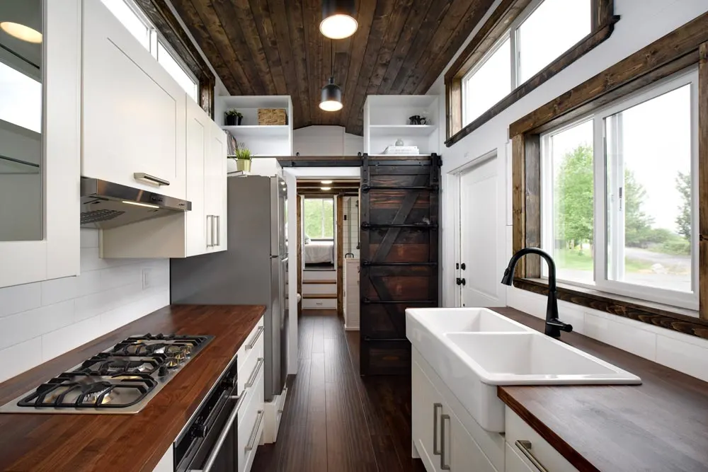 Galley Kitchen - Canada Goose by Mint Tiny Homes