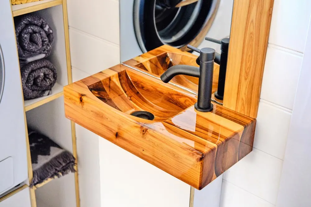 Custom Bathroom Sink - Grand Sojourner by Häuslein Tiny House Co