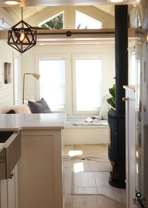 Kitchen & Living Room - Innisfree Anarres by Teacup Tiny Homes