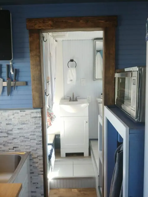Kitchen & Bathroom - Blue Baloo by Far Out Tiny Homes