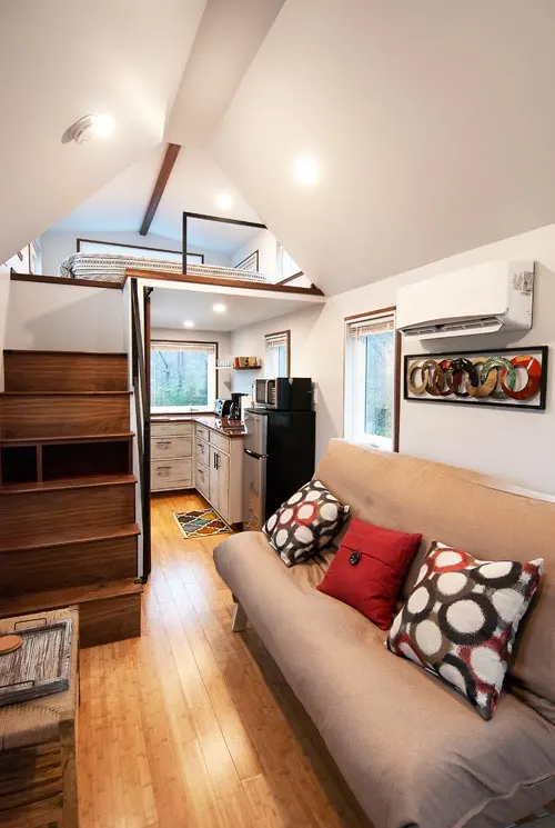 Living Room & Kitchen - Looking Glass by Red Crown Tiny Homes