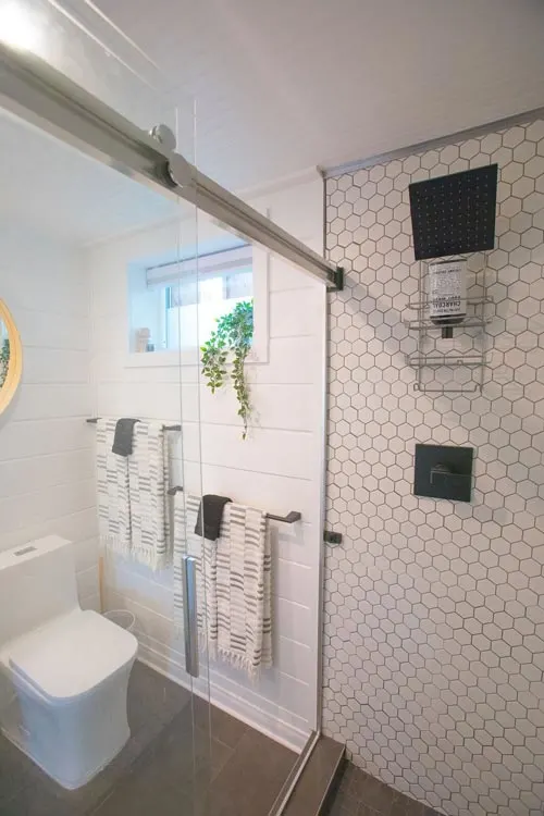 Tile Shower - A Tiny Slice of Heaven by Alternative Living Spaces