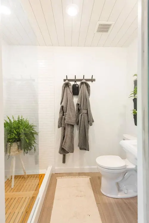 Bathroom - Woodsy Shipping Container Tiny Home