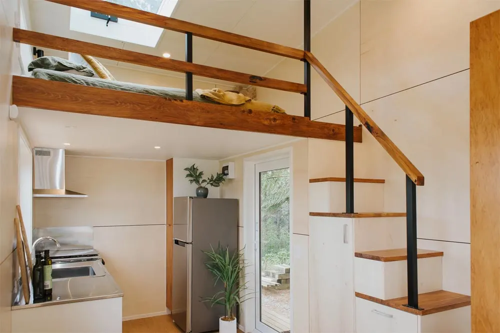 Storage Stairs - Cherry Picker Tiny House by Build Tiny