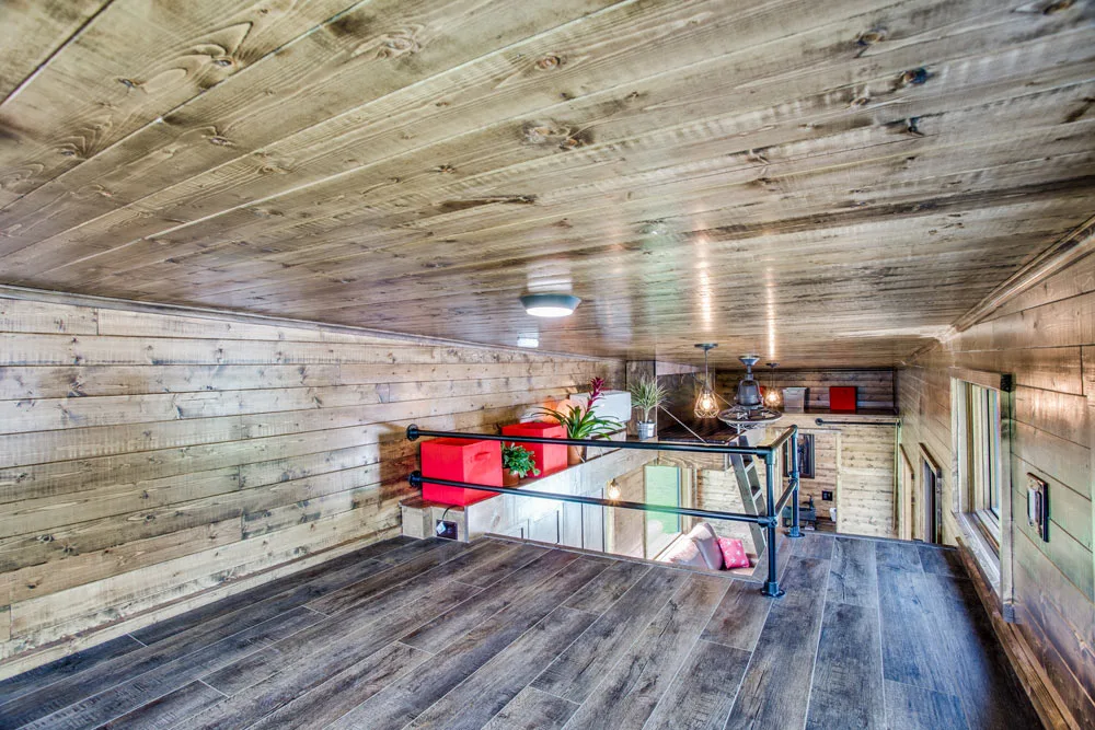 Bedroom Loft - Thoreau by Indigo River Tiny Homes
