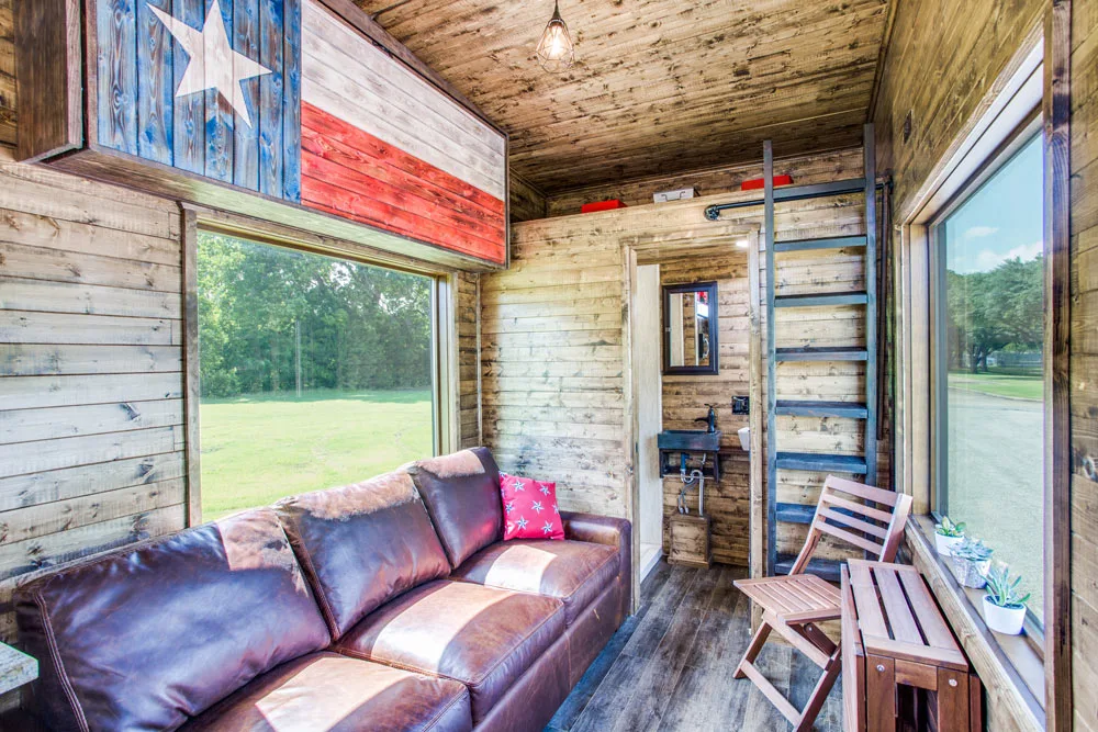 Texas Flag Decoration - Thoreau by Indigo River Tiny Homes
