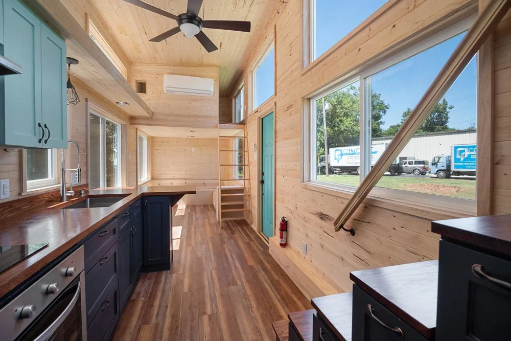 Kitchen & Living Room - Wanderlust by Indigo River Tiny Homes