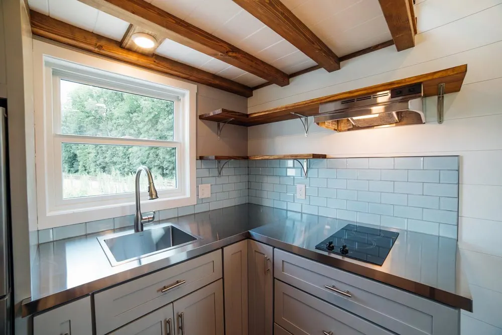 Open Beam Ceiling - Triton 2.0 by Wind River Tiny Homes