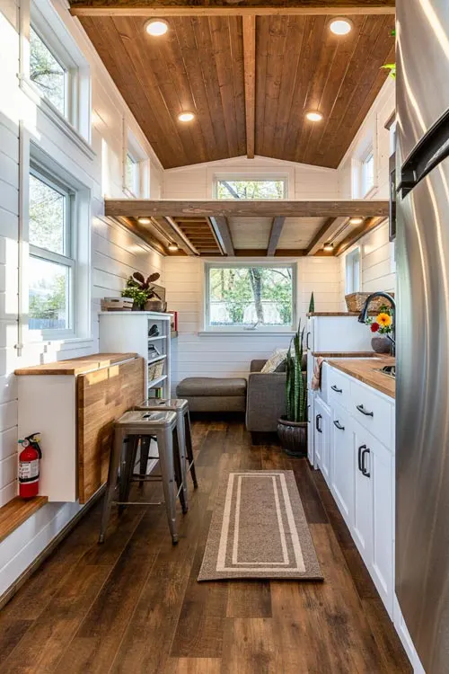 Kitchen & Table - Nicole's Tiny House by MitchCraft Tiny Homes