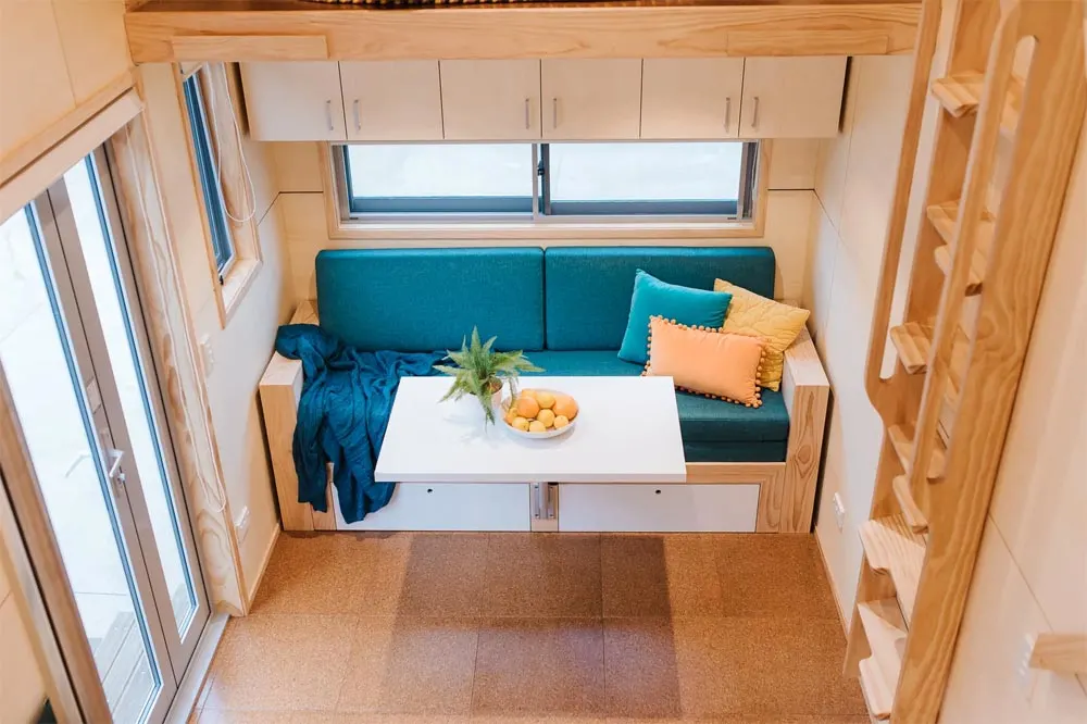 Custom Couch - Sonnenschein Tiny House by Build Tiny