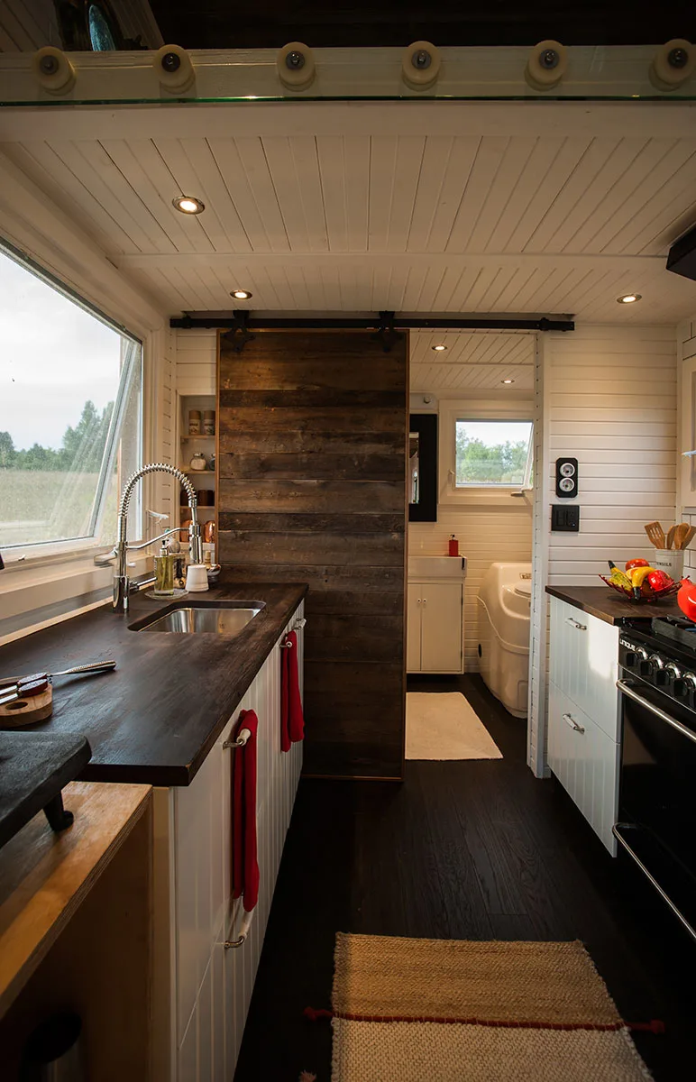 Kitchen & Bathroom - Greenmoxie Tiny House