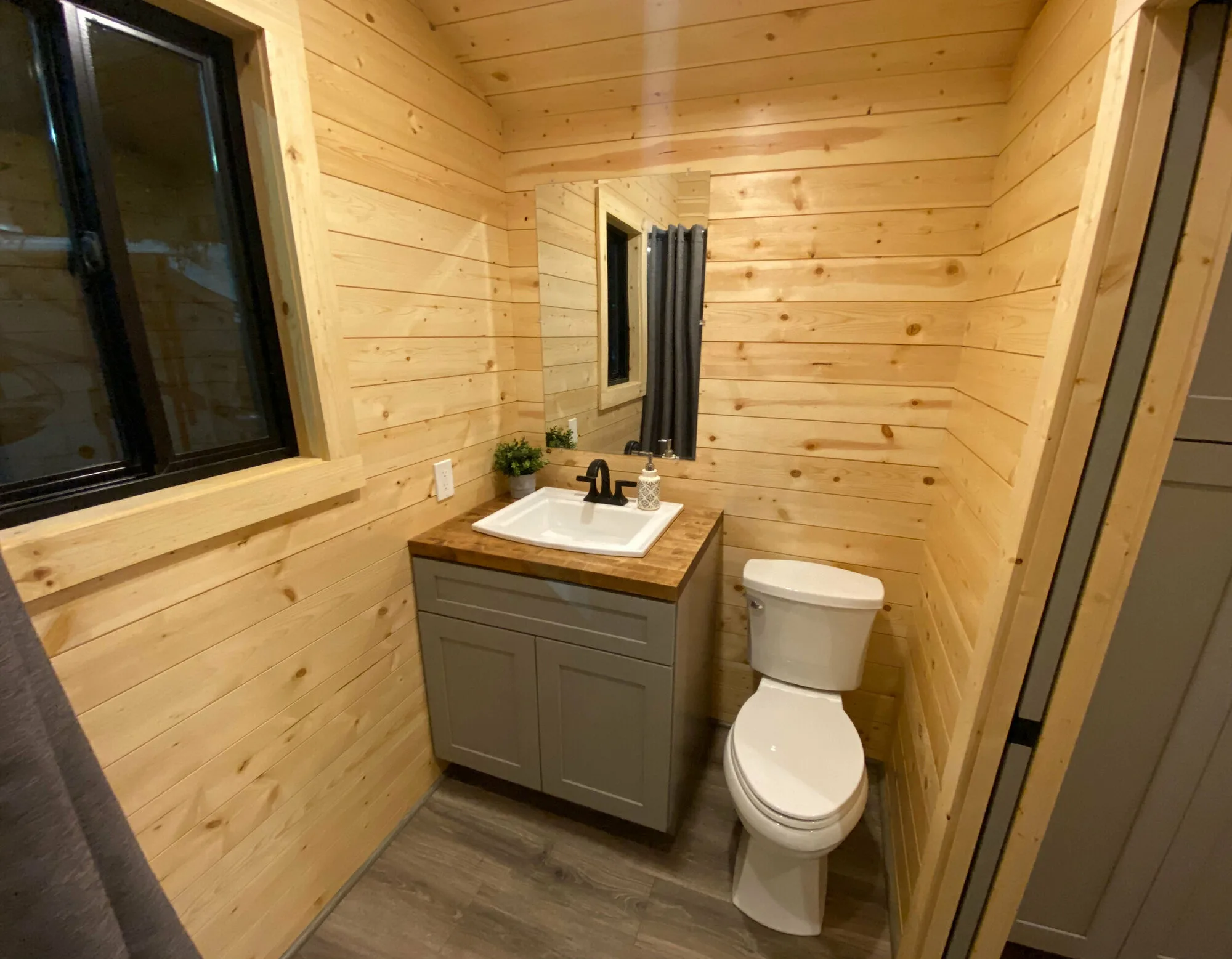 Sink & Toilet - Flat by Uncharted Tiny Homes