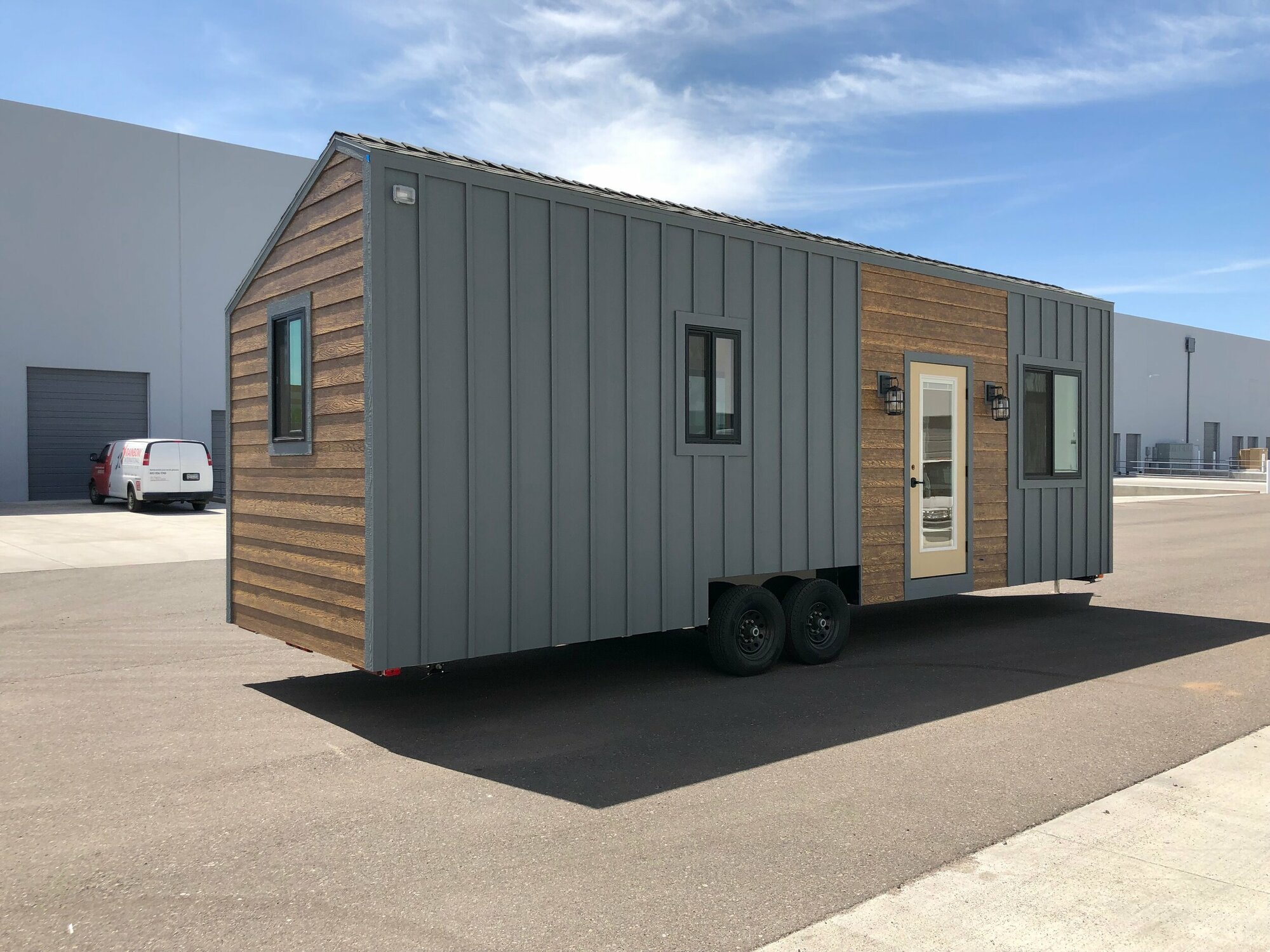 Two Tone Exterior - Flat by Uncharted Tiny Homes