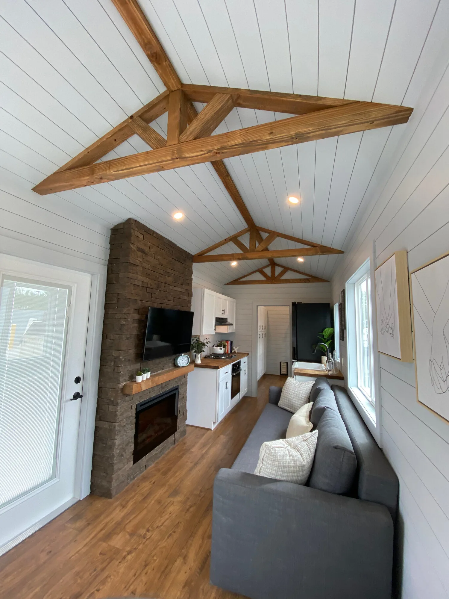 Interior View - Lauren's Flat by Uncharted Tiny Homes