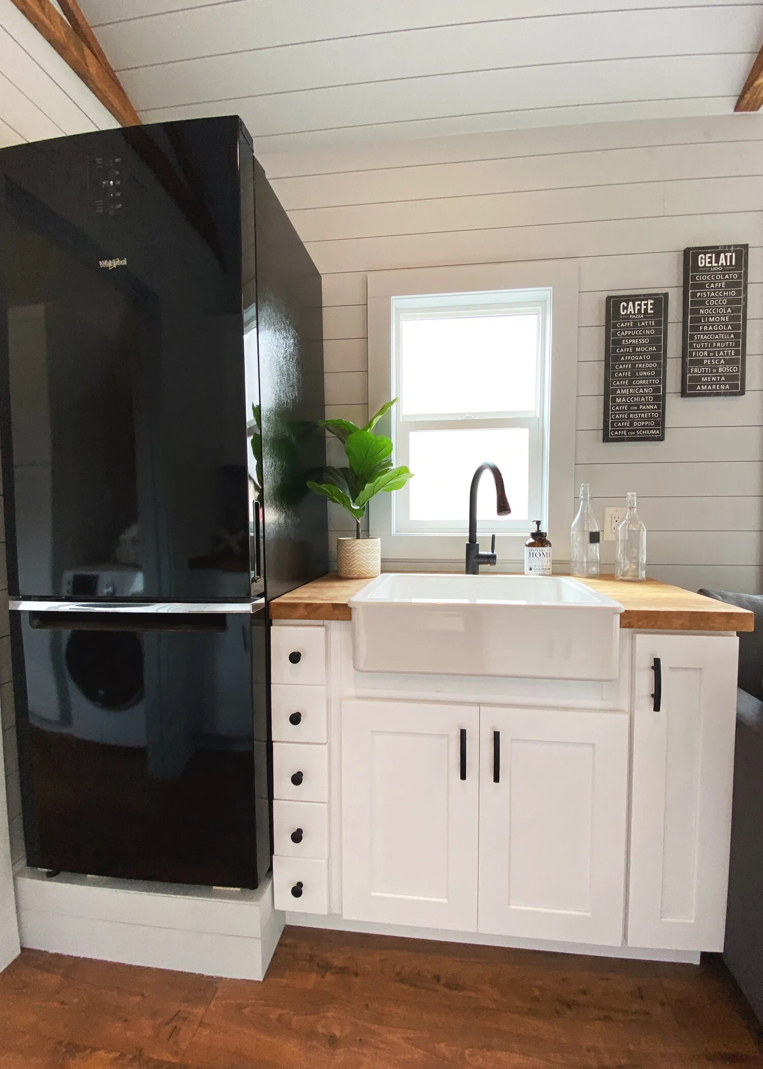 Full Size Refrigerator - Lauren's Flat by Uncharted Tiny Homes