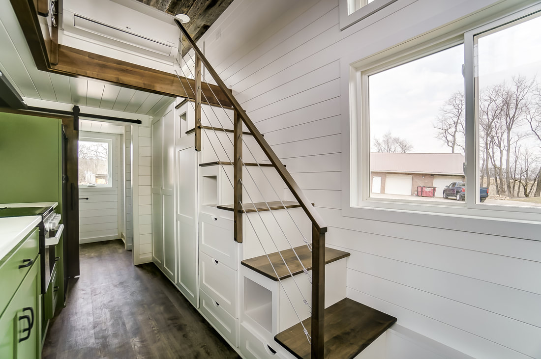 Stairs w/ Railing - Bison by Modern Tiny Living