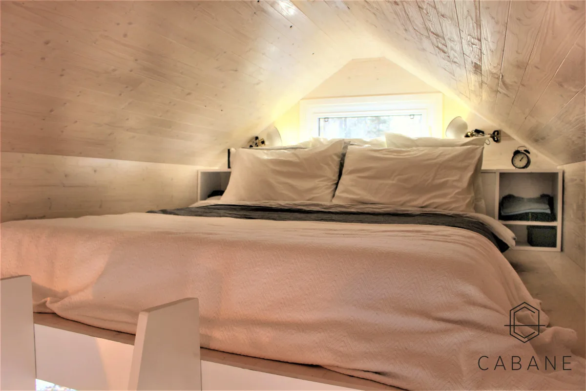 Bedroom Loft - Cabane Tiny Cabin