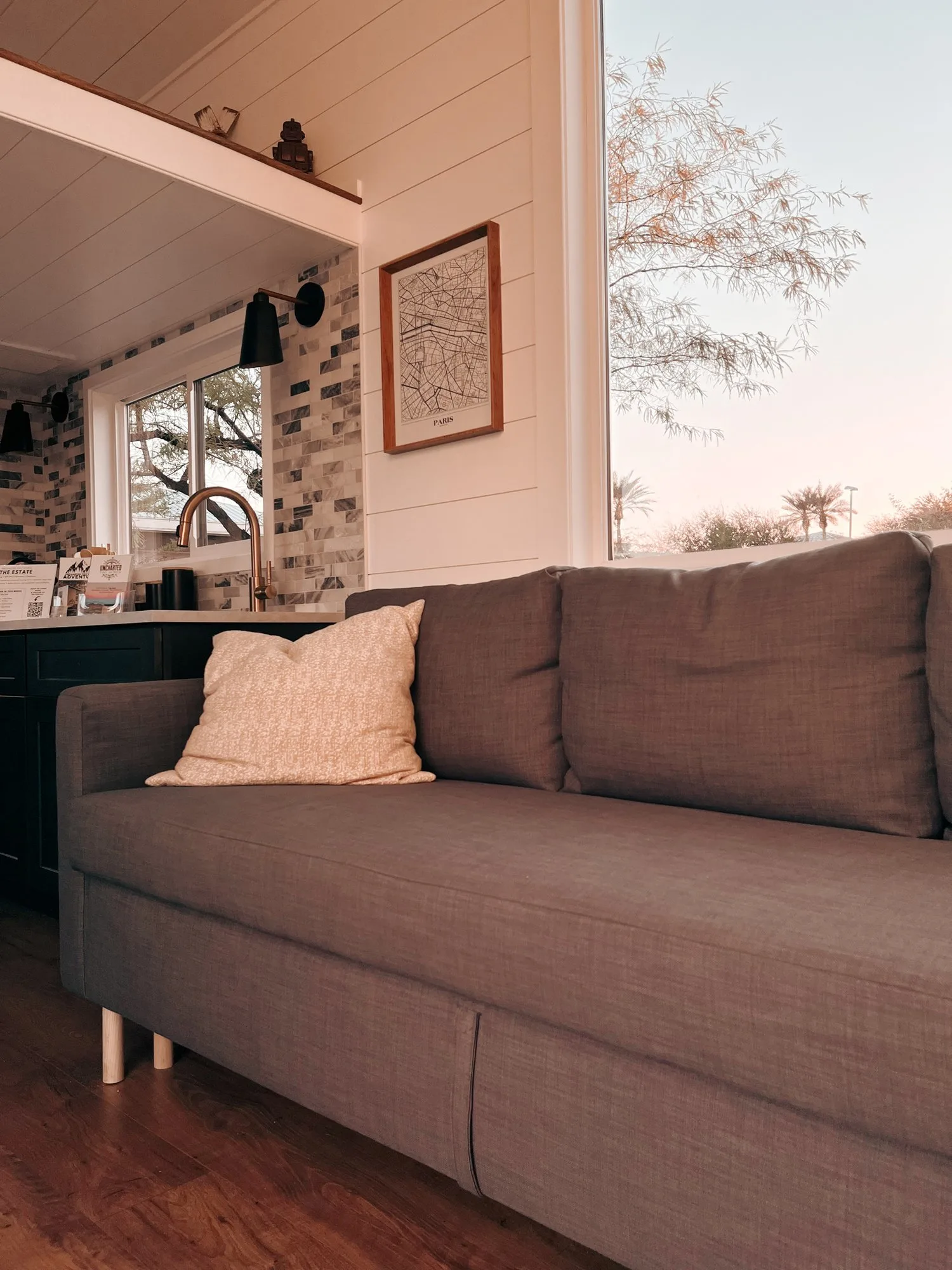 Full Size Couch - Estate by Uncharted Tiny Homes