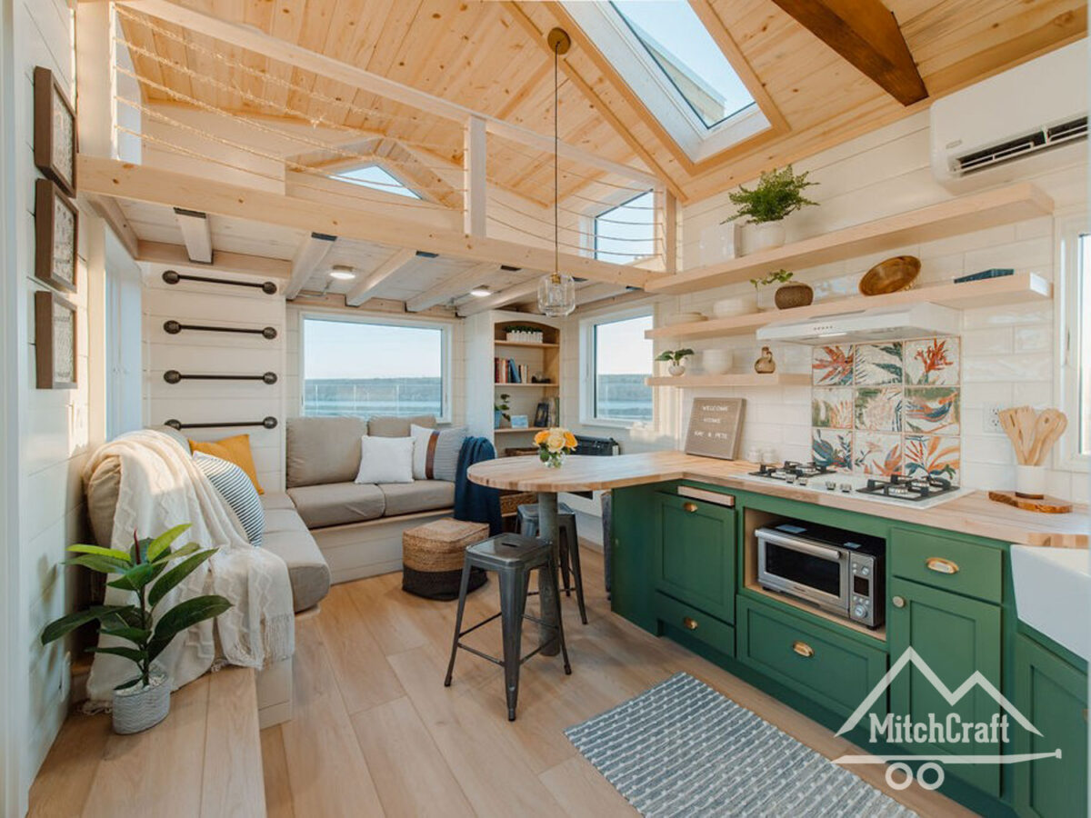 Interior View - Kay’s Tiny House by MitchCraft Tiny Homes