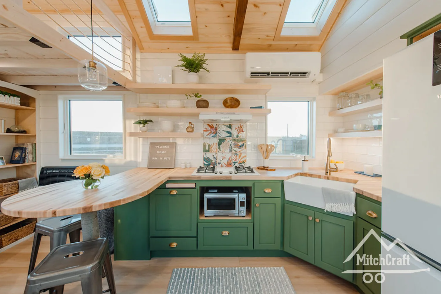 Kitchen - Kay’s Tiny House by MitchCraft Tiny Homes