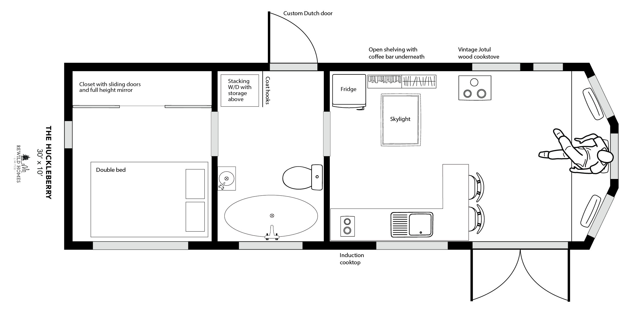 Huckleberry by Rewild Homes - Floor Plan