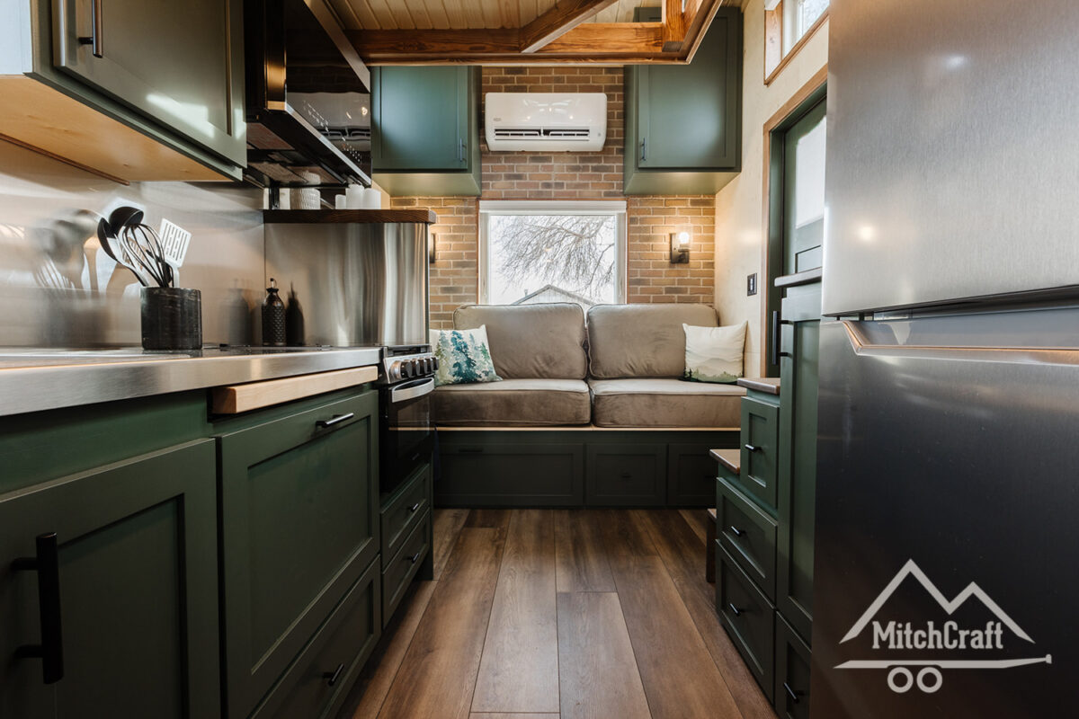 Nicole's 16x8' Tiny House by MitchCraft Tiny Homes