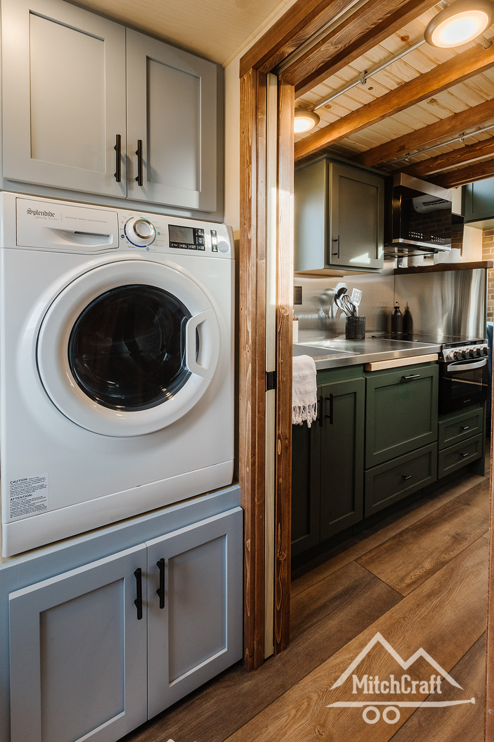 Washer/Dryer Combo - Nicole's 16x8' Tiny House by MitchCraft Tiny Homes