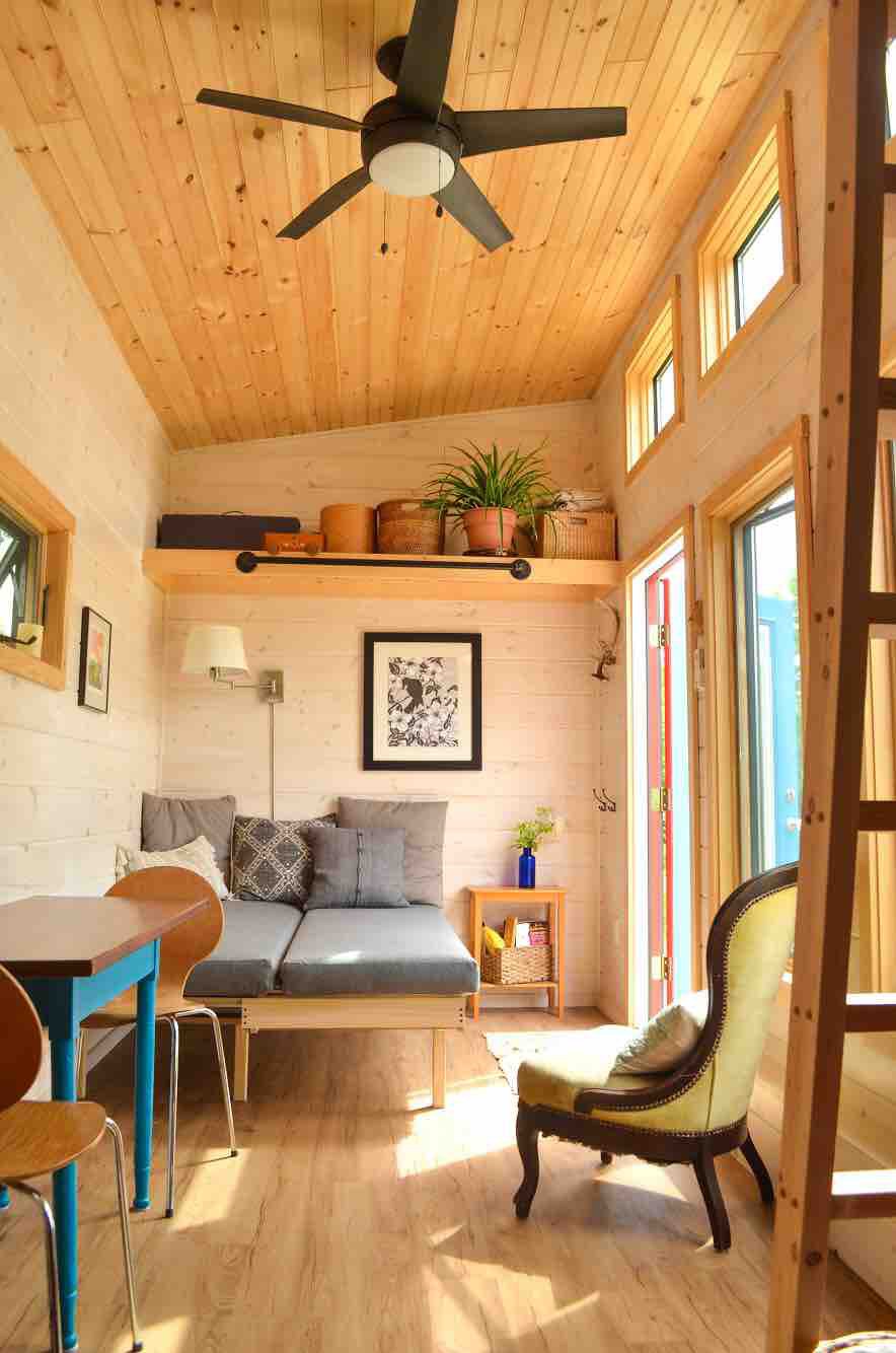 Crow's Nest Tiny House at Old Crow Ranch - Ceiling Fan