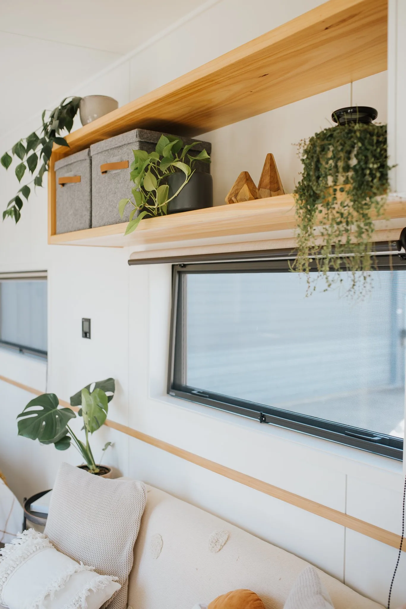 Tadpole Tiny House by Build Tiny - Storage Shelves