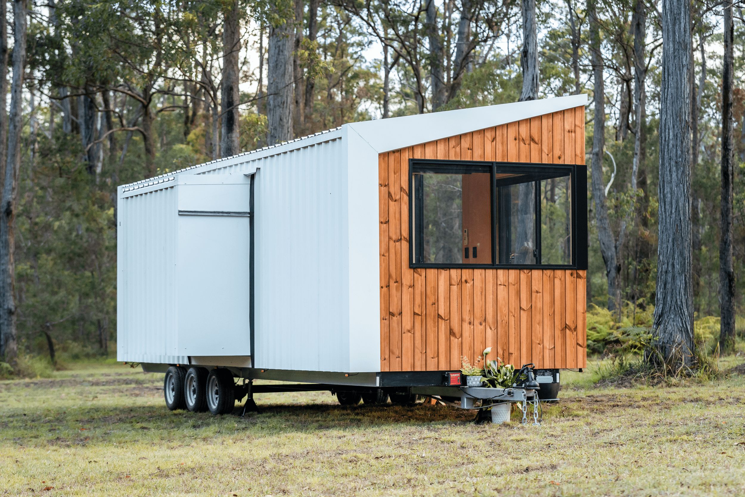 Two Tone Exterior - Luna by Häuslein Tiny House Co
