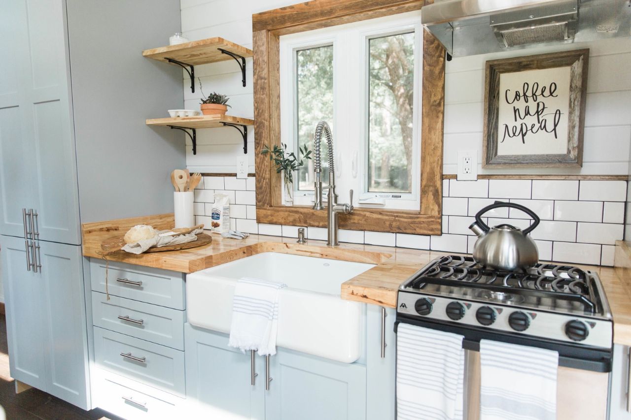 Fully Equipped Kitchen - Brewmaster by Tiny House Chattanooga