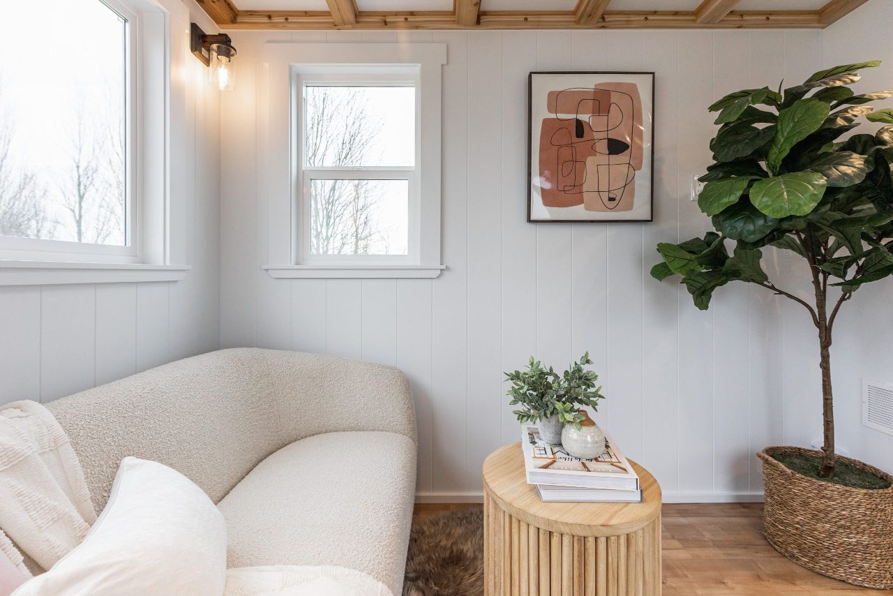 Living Room - Canada Goose Arctic Edition by Mint Tiny House Company