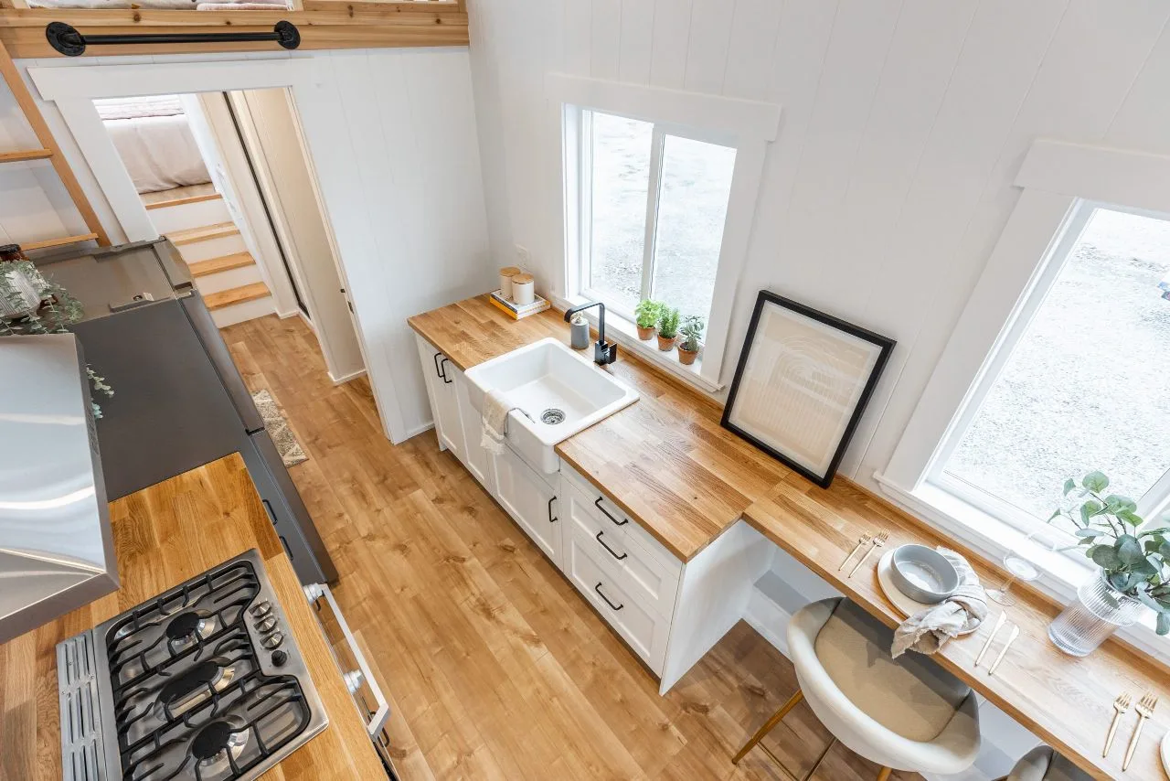 Wood Counters - Canada Goose Arctic Edition by Mint Tiny House Company