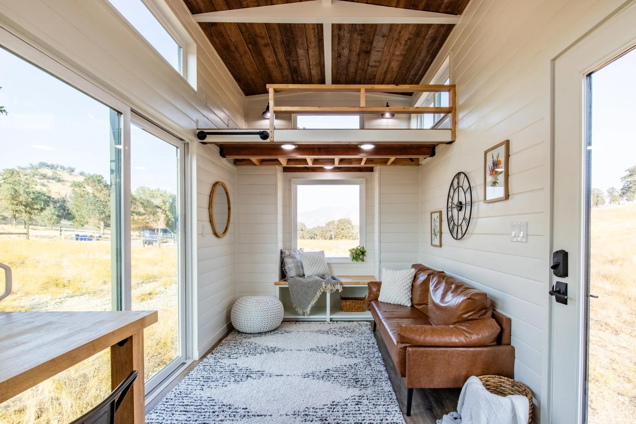 Living Room & Loft - Cedar Ridge by JT Collective Tiny Homes