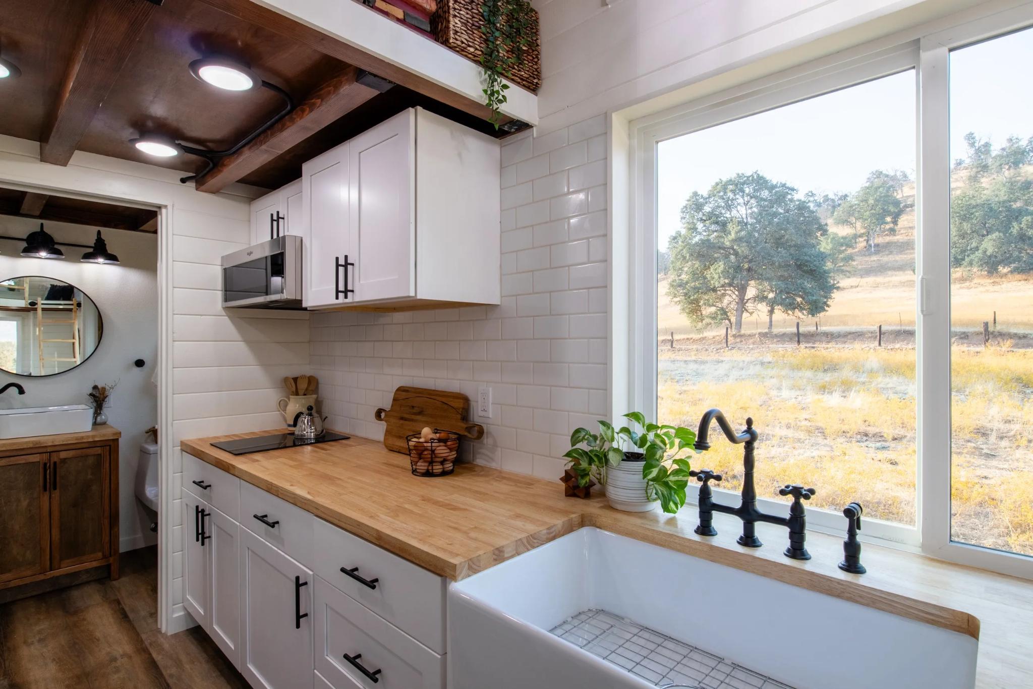 Kitchen Window - Cedar Ridge by JT Collective Tiny Homes