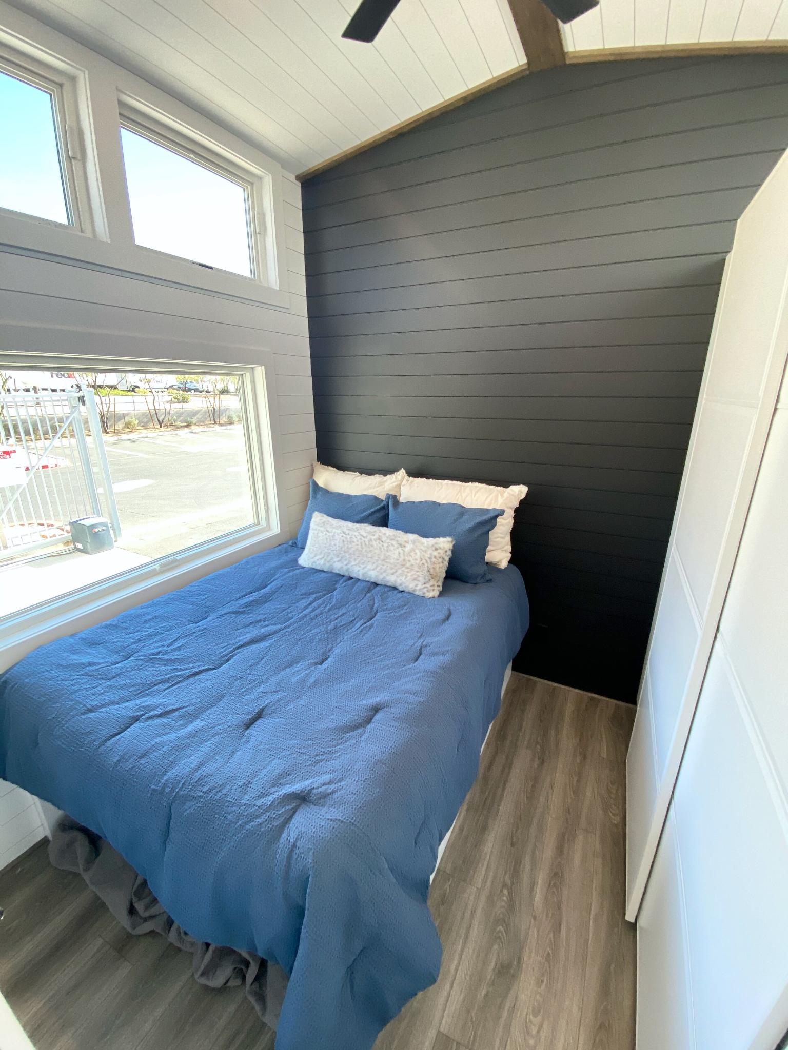 Main Floor Bedroom - Jen's Château by Uncharted Tiny Homes