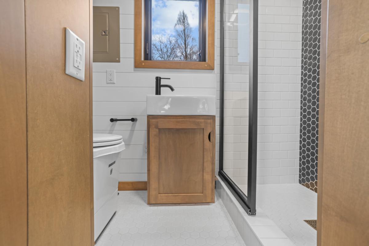 Bathroom - Coastal Modern by Modern Tiny Living
