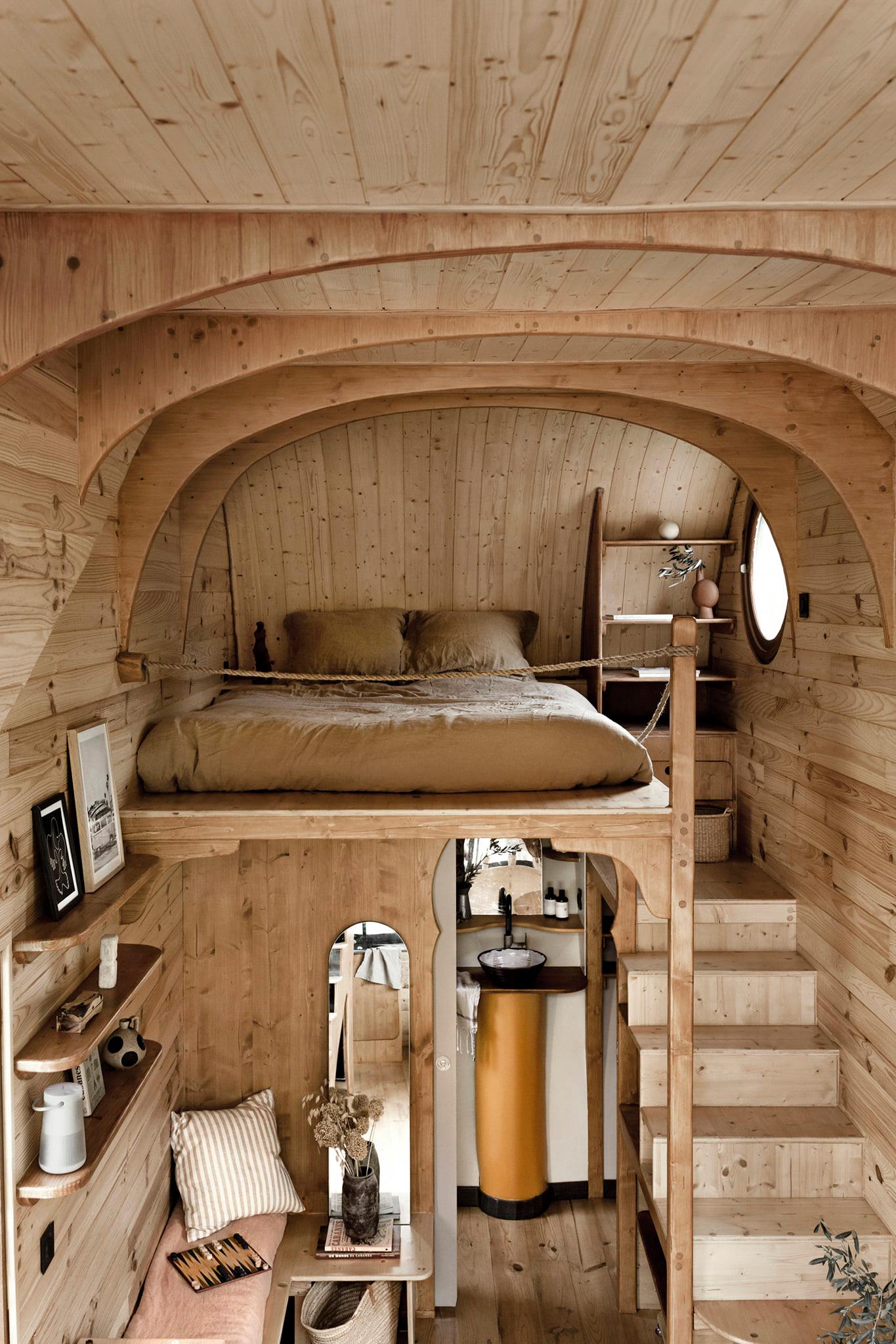 Bedroom Loft - P'tit Nid Mobile Tiny House