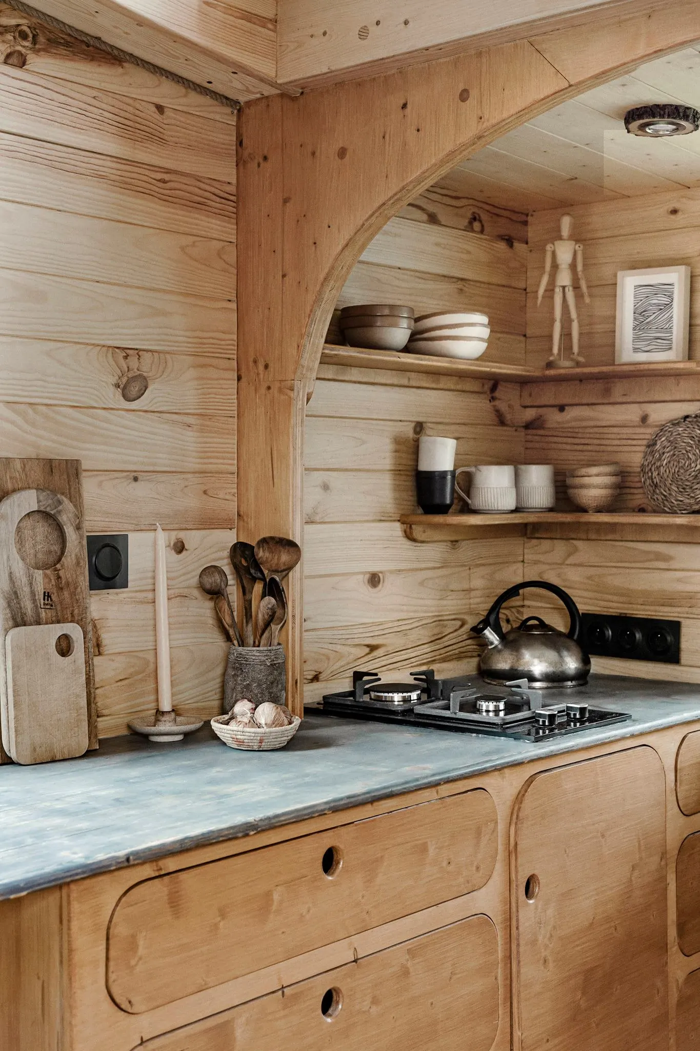 Kitchen Counter - P'tit Nid Mobile Tiny House