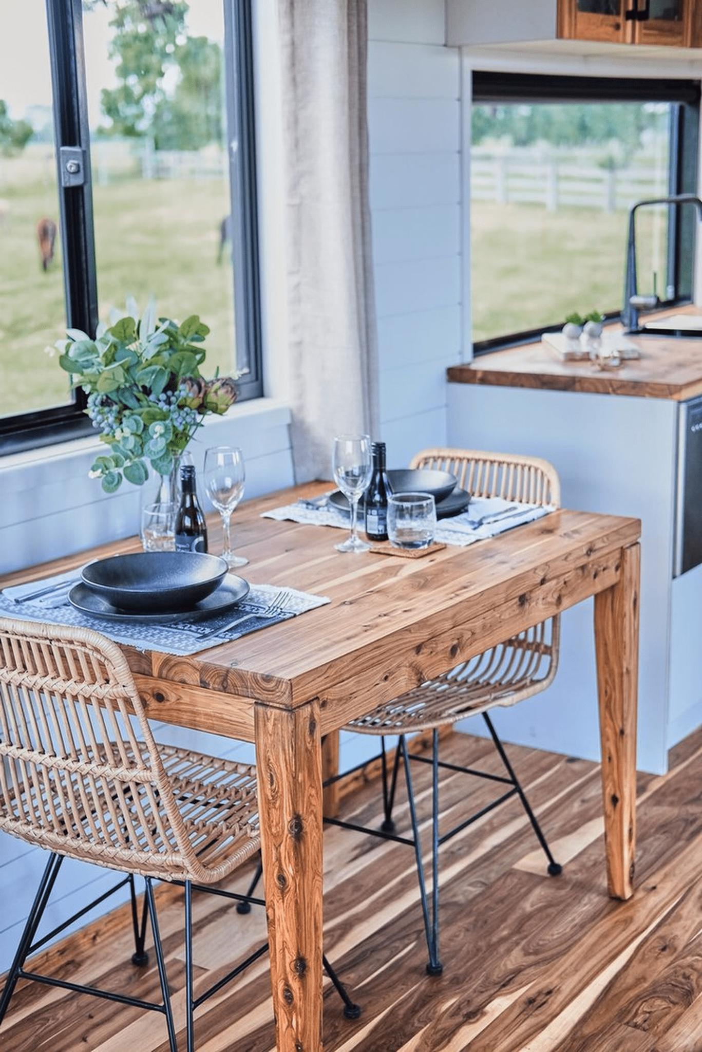 Dining Table - Sojourner v2 by Häuslein Tiny House Co