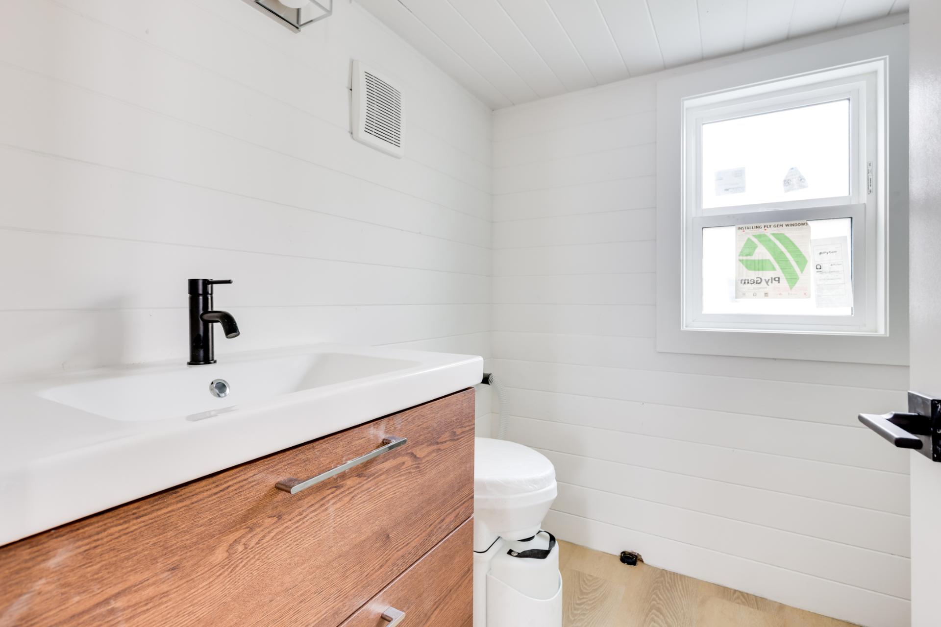 Bathroom - Cascadia by Woodshore Tiny Homes