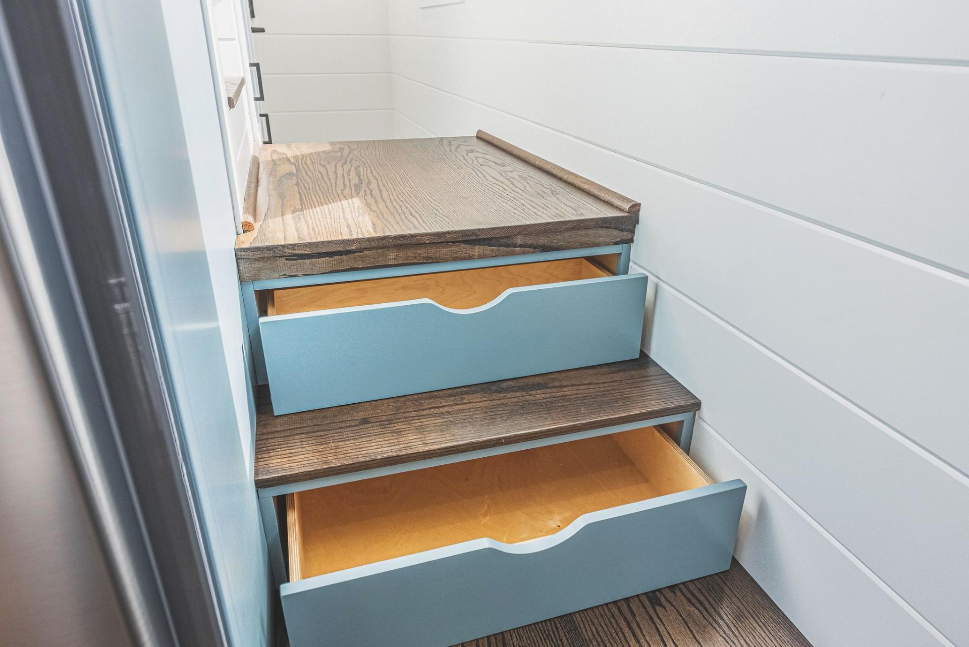 Storage Stairs - Cat House by Movable Roots