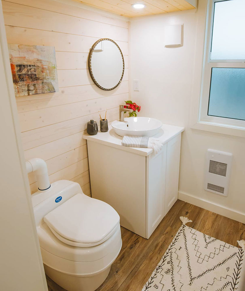 Bathroom - Pacific Retreat by Sunshine Tiny Homes