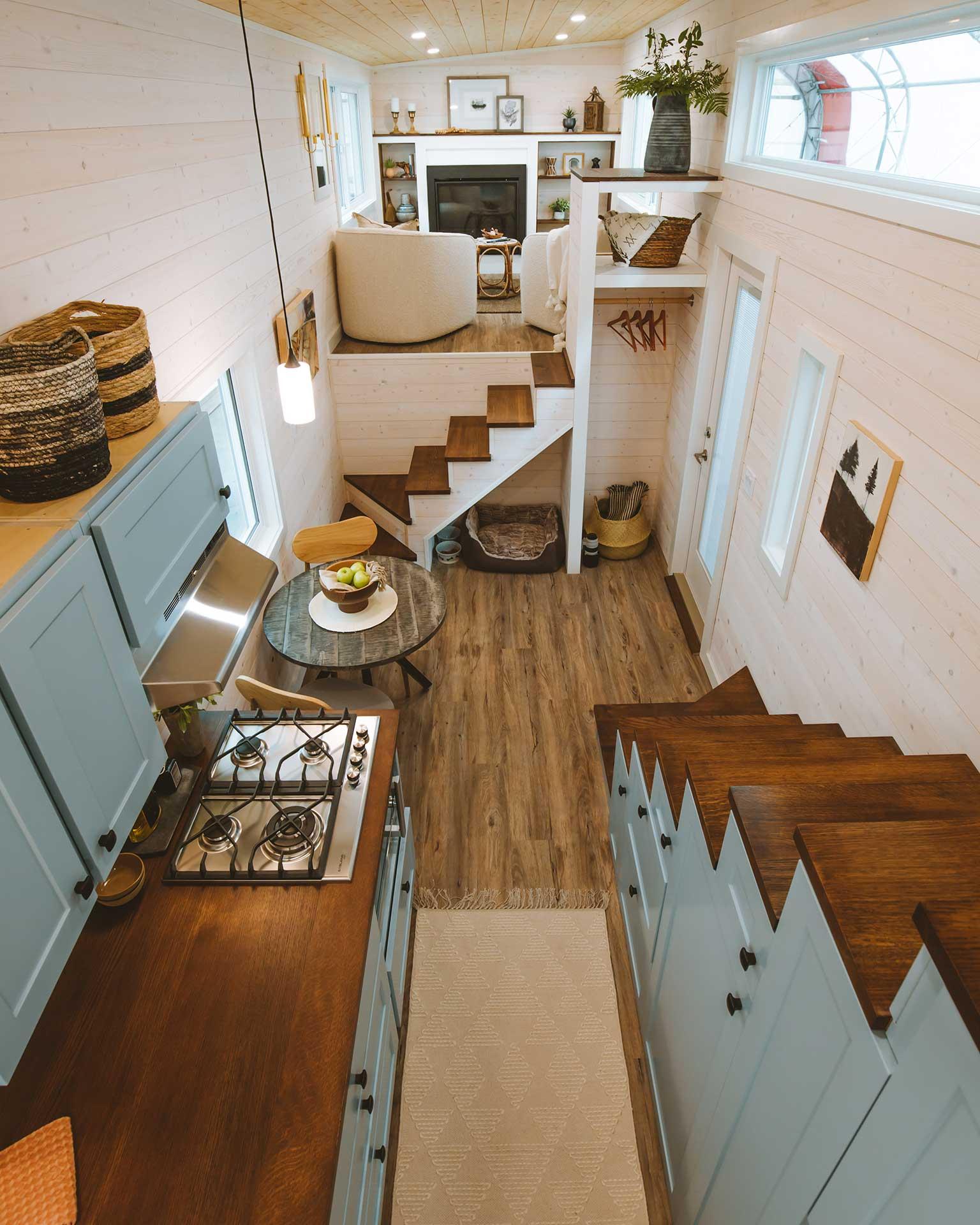 Interior View - Pacific Retreat by Sunshine Tiny Homes