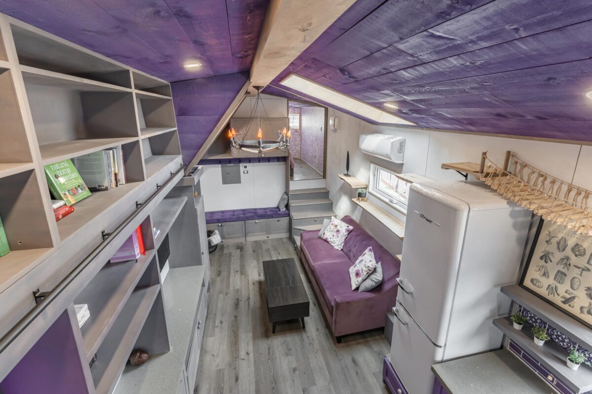 Purple Heart Manor by Acorn Tiny Homes